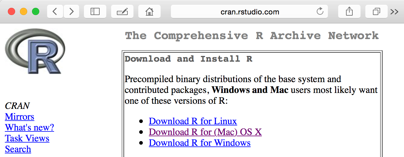 download r studio for mac os x